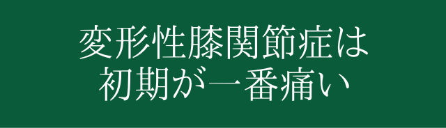 ひざの痛みを放置すると外見まで悪くなってしまう